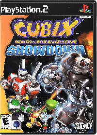 Cubix Robots For Everyone Showdown Playstation 2 US box art